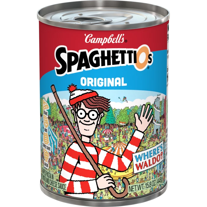 Canned Pasta With Where's Waldo? Shapes