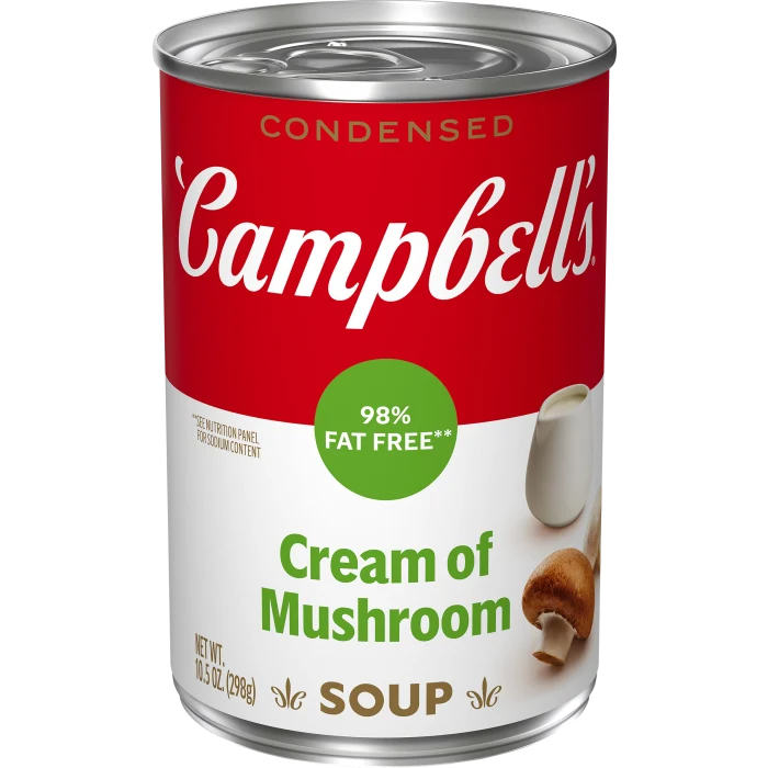 2 98 Fat Free Cream of Mushroom Soup 1